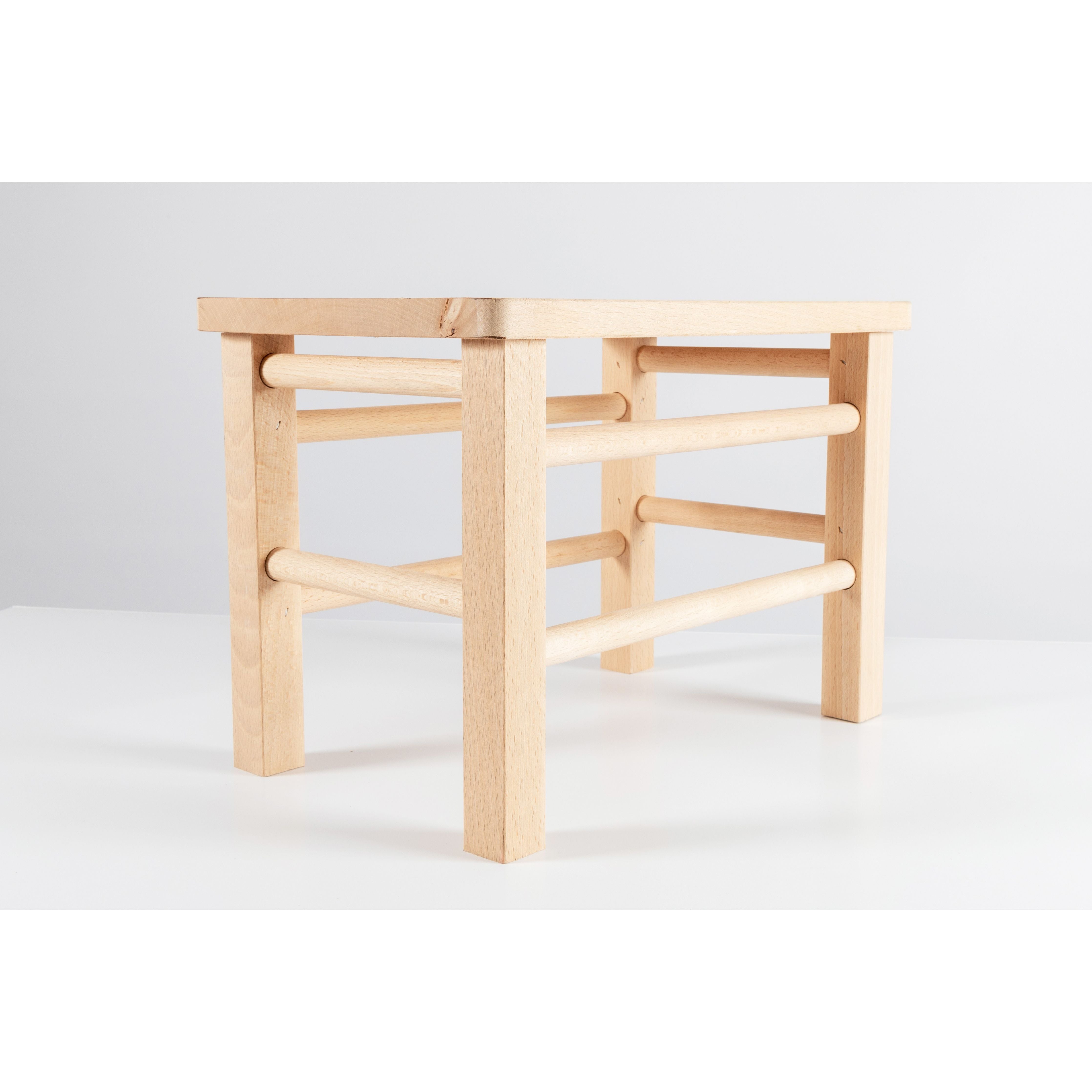 Inca Sgabellino In Legno Multiuso Faggio Naturale