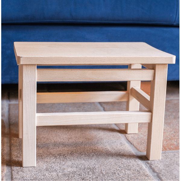 Inca Sgabellino In Legno Multiuso Faggio Naturale