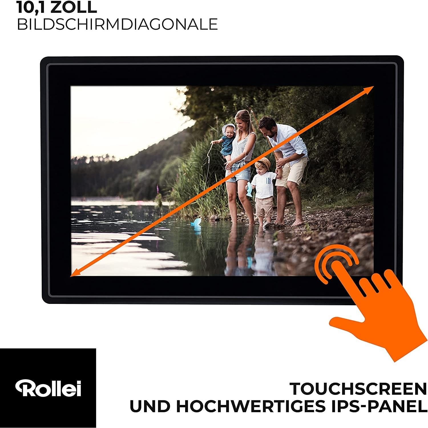 ROLLEI CORNICE DIGITALE 10" WI-FI GARANZIA UFFICIALE ITALIA 2 ANNI