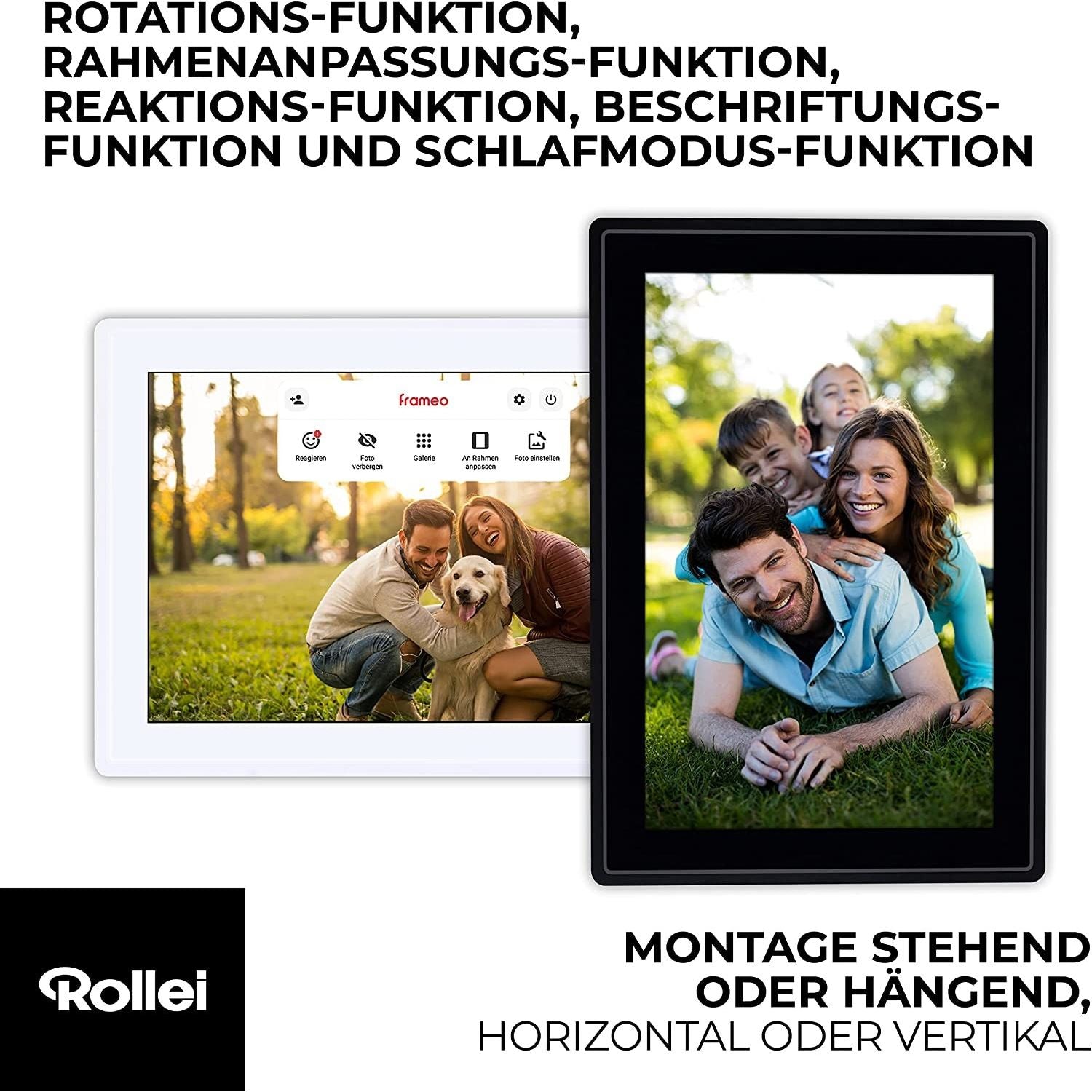 ROLLEI CORNICE DIGITALE 10" WI-FI GARANZIA UFFICIALE ITALIA 2 ANNI