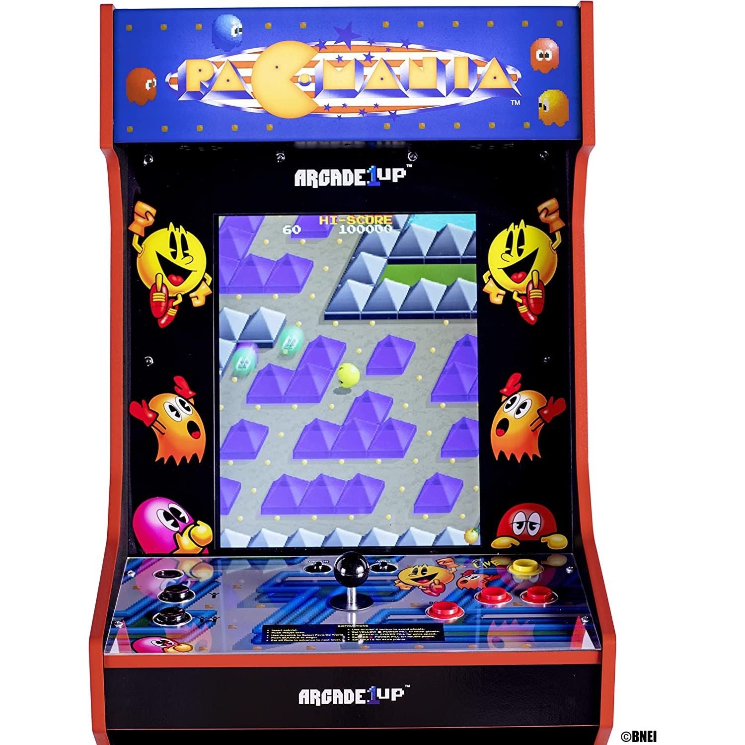 VideoGioco Bandai Namco Legacy Pacman Cabinato Arcade1UP GARANZIA UFFICIALE POLYPHOTO