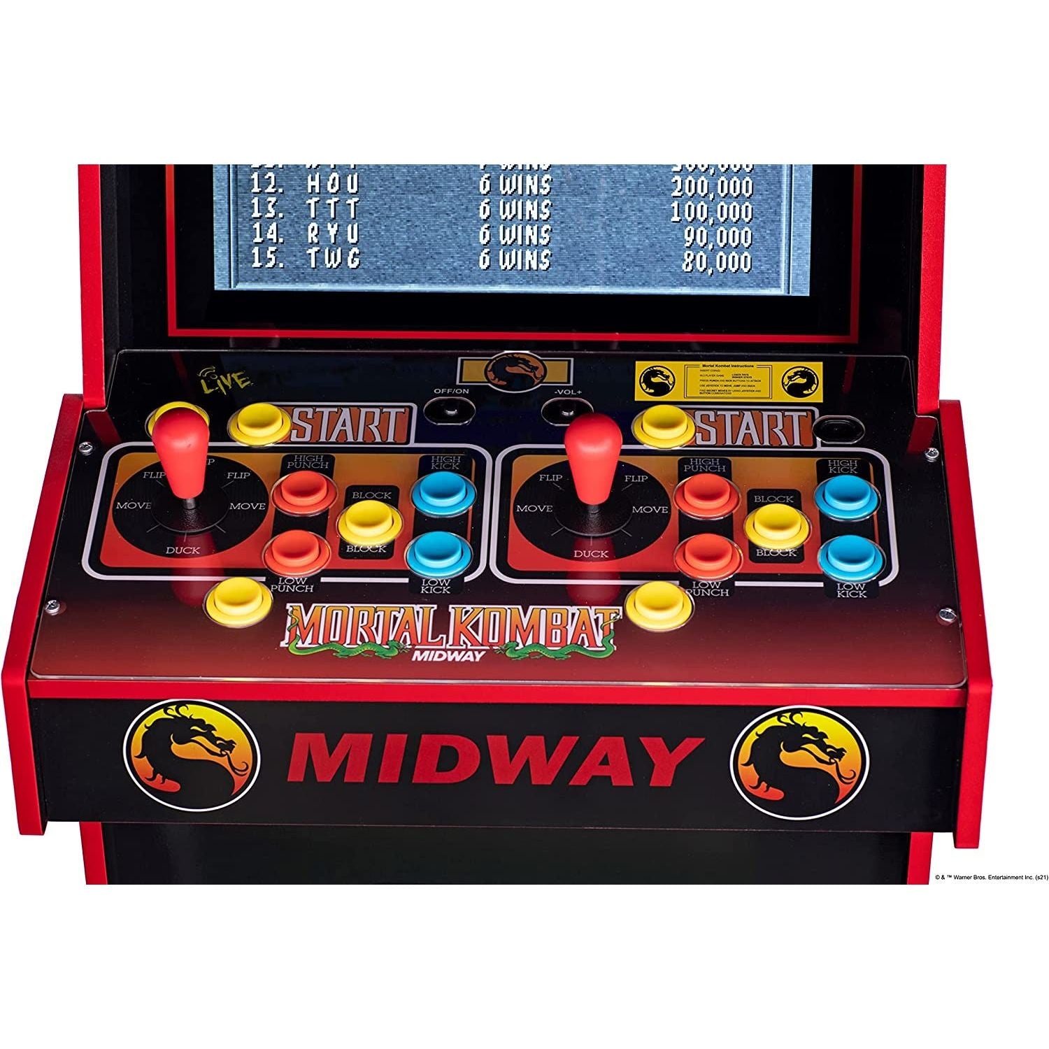 VideoGioco Midway Legacy Mortal Kombat Cabinato Arcade1UP GARANZIA ITALIA POLYPHOTO 2 ANNI