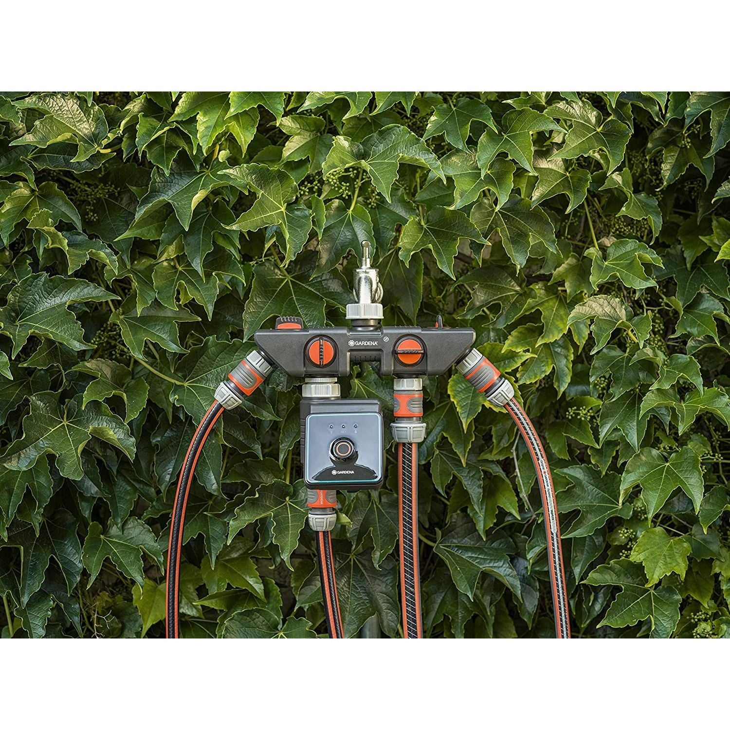Gardena Distributore D’Acqua A 4 vie Con Possibilità di Collegamento Per 4 Dispositivi Al Rubinetto