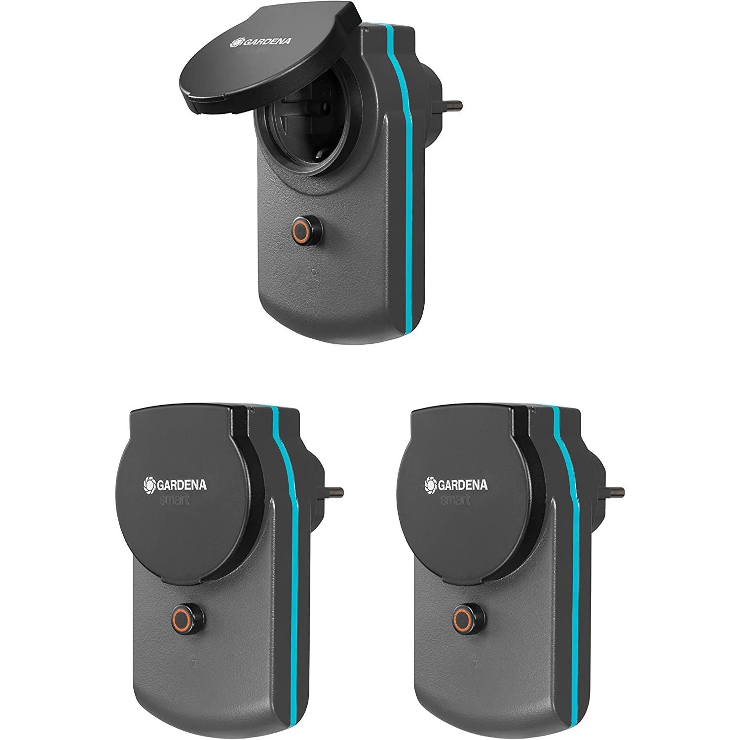 Gardena 3 Adattatori Smart Power Per Il Controllo Tramite App Di Dispositivi Smart In Giardino