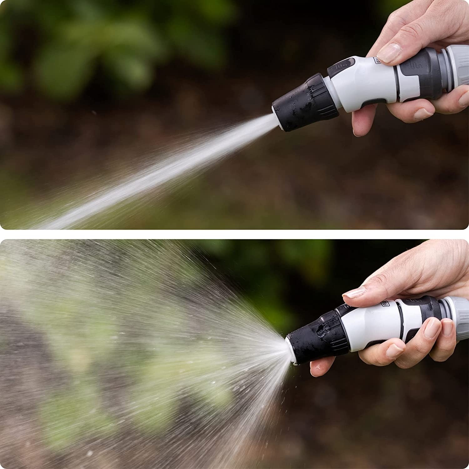 Fitt Force Tubo Acqua Per Irrigazione Giardino, Leggero, Resistente E Compatto, Per Uso Intensivo, Con Lancia, Colore Grey 25 M