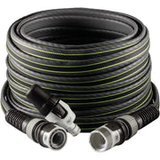 Fitt Force Tubo Acqua Per Irrigazione Giardino, Leggero, Resistente E Compatto, Per Uso Intensivo, Con Lancia, Colore Grey 25 M