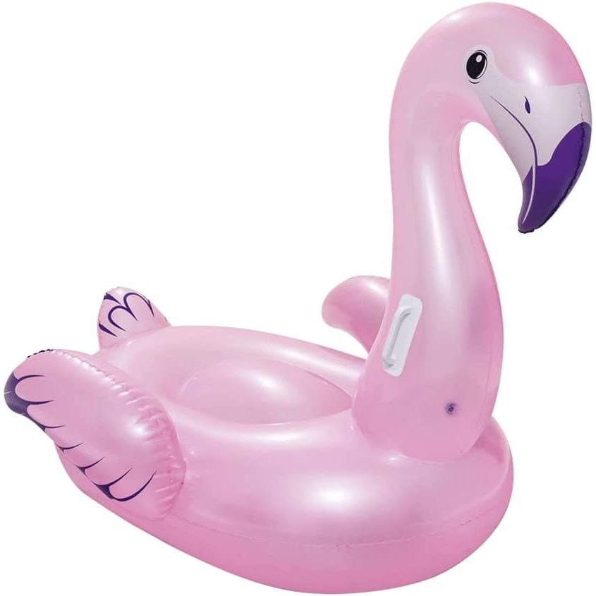 Bestway Materassino Cavalcabile  Fenicottero Da Mare E Piscina  Cm.127X127  Con Maniglie