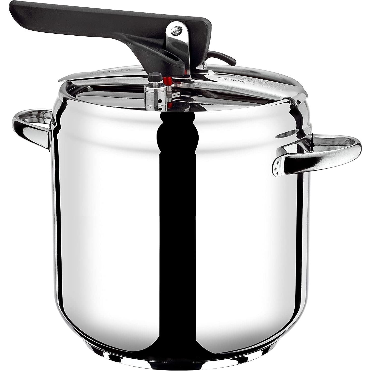 Pintinox Pentola a Pressione Serie First in Acciaio Inox Adatta all'Induzione Con 4 Sistemi di Sicurezza 7 Litri