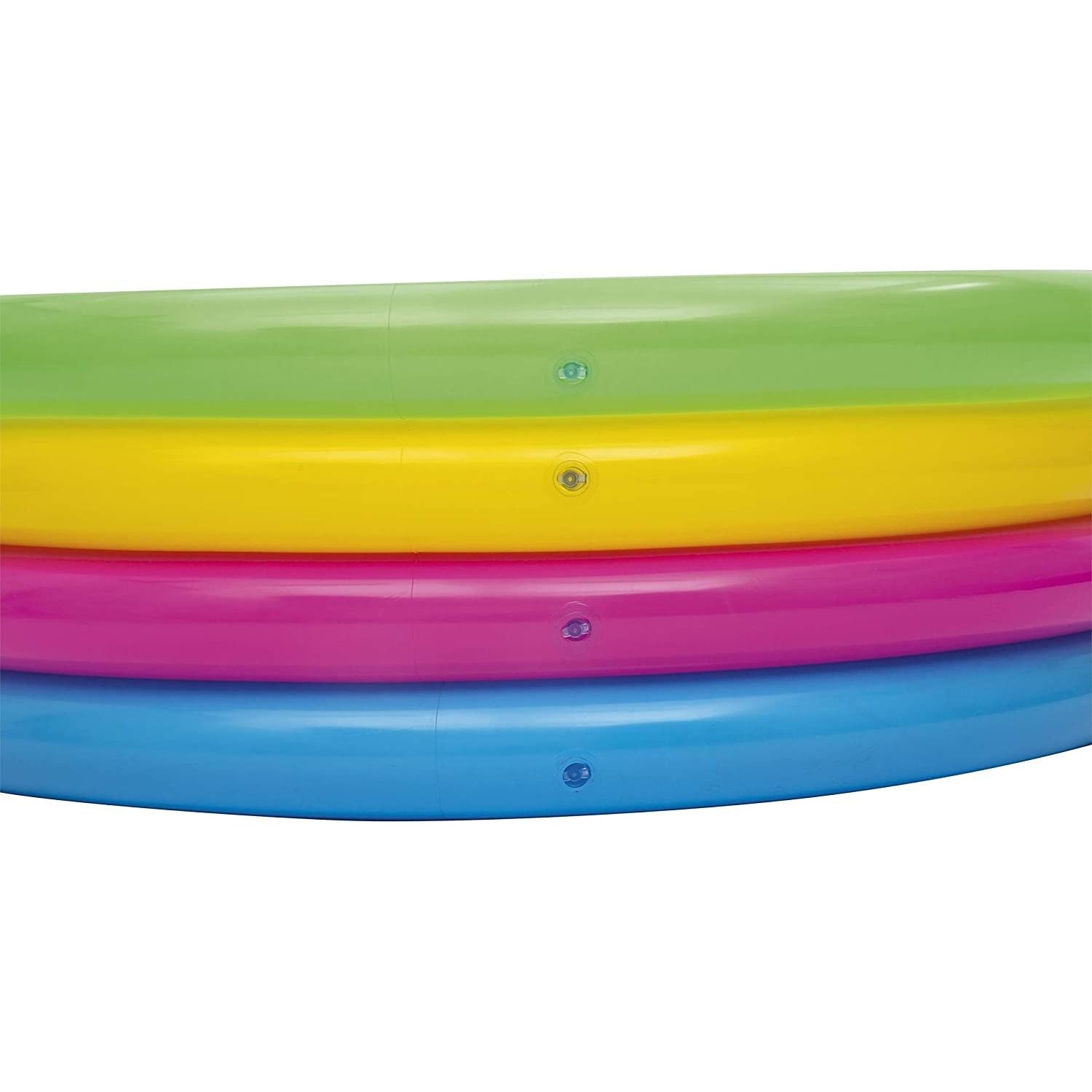 Bestway Piscina Per Bambini A 4 Anelli Colorati, Cm. 157X46