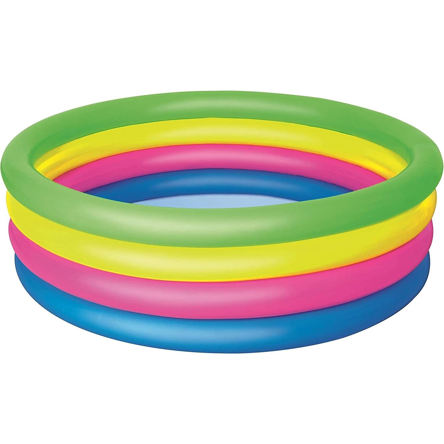 Bestway Piscina Per Bambini A 4 Anelli Colorati, Cm. 157X46