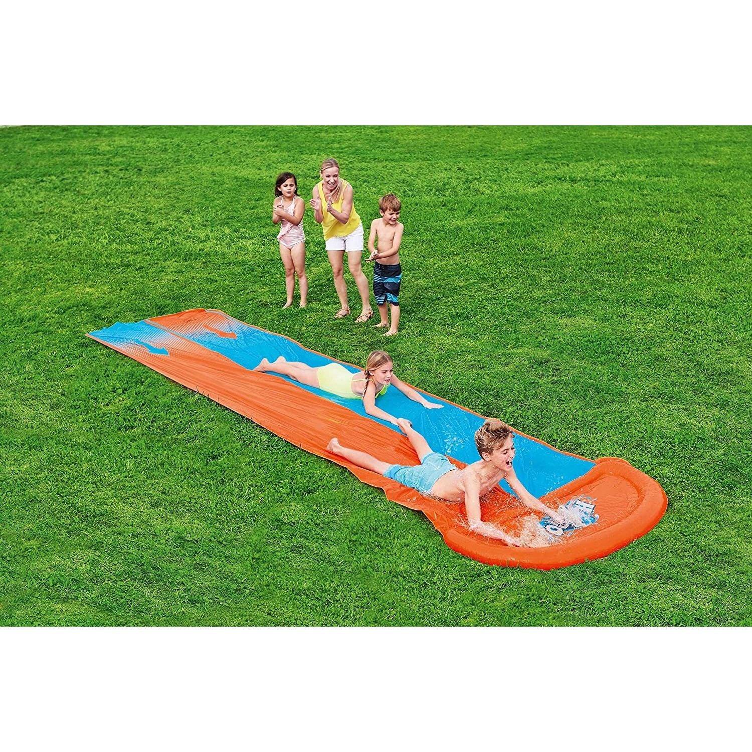 Bestway Acquascivolo A Due Corsie Per Bambini Lunghezza 4.88 m