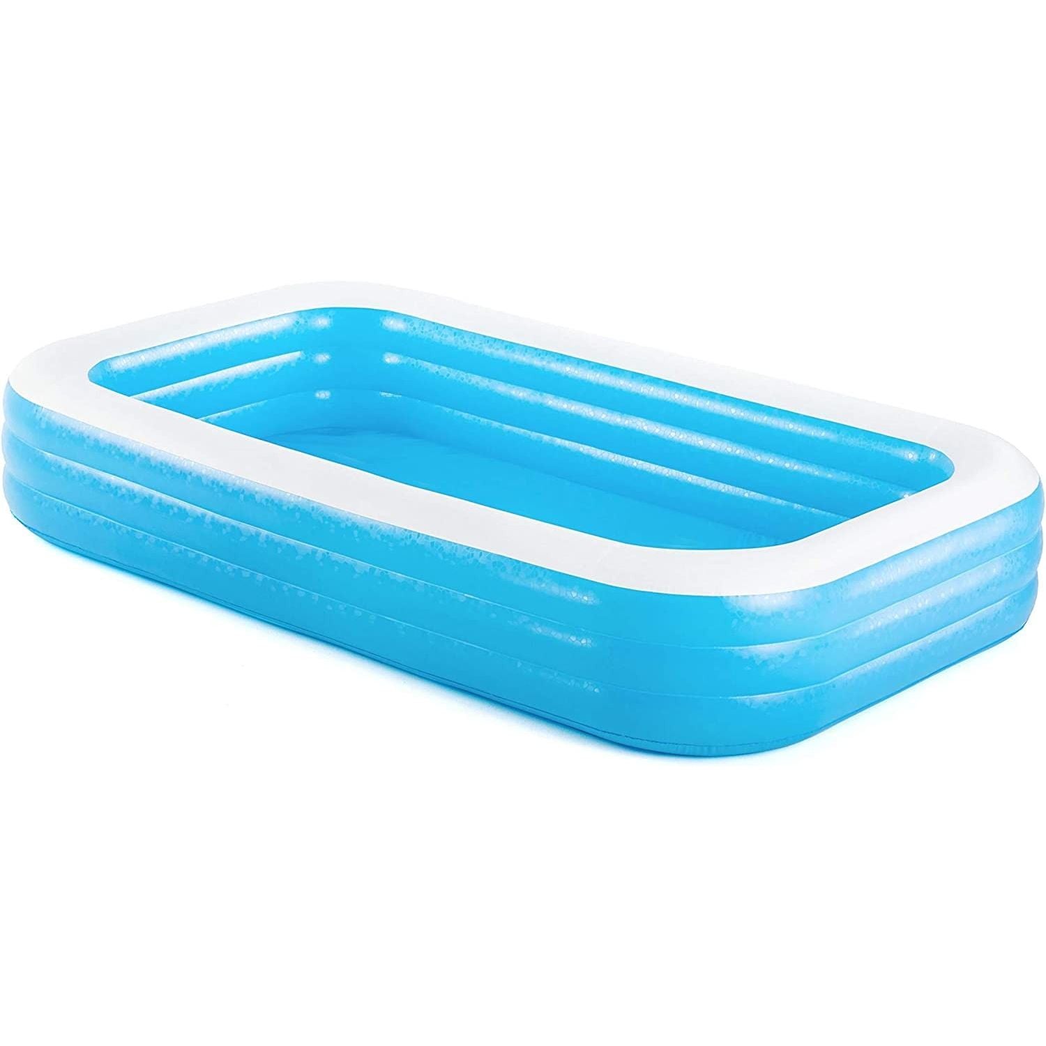 Bestway Piscina Family Rettangolare A 3 Anelli, Cm. 305X183X56