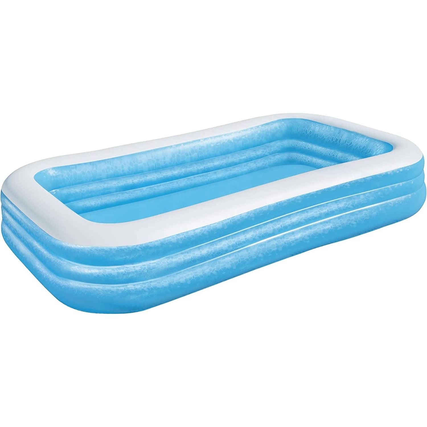 Bestway Piscina Family Rettangolare A 3 Anelli, Cm. 305X183X56