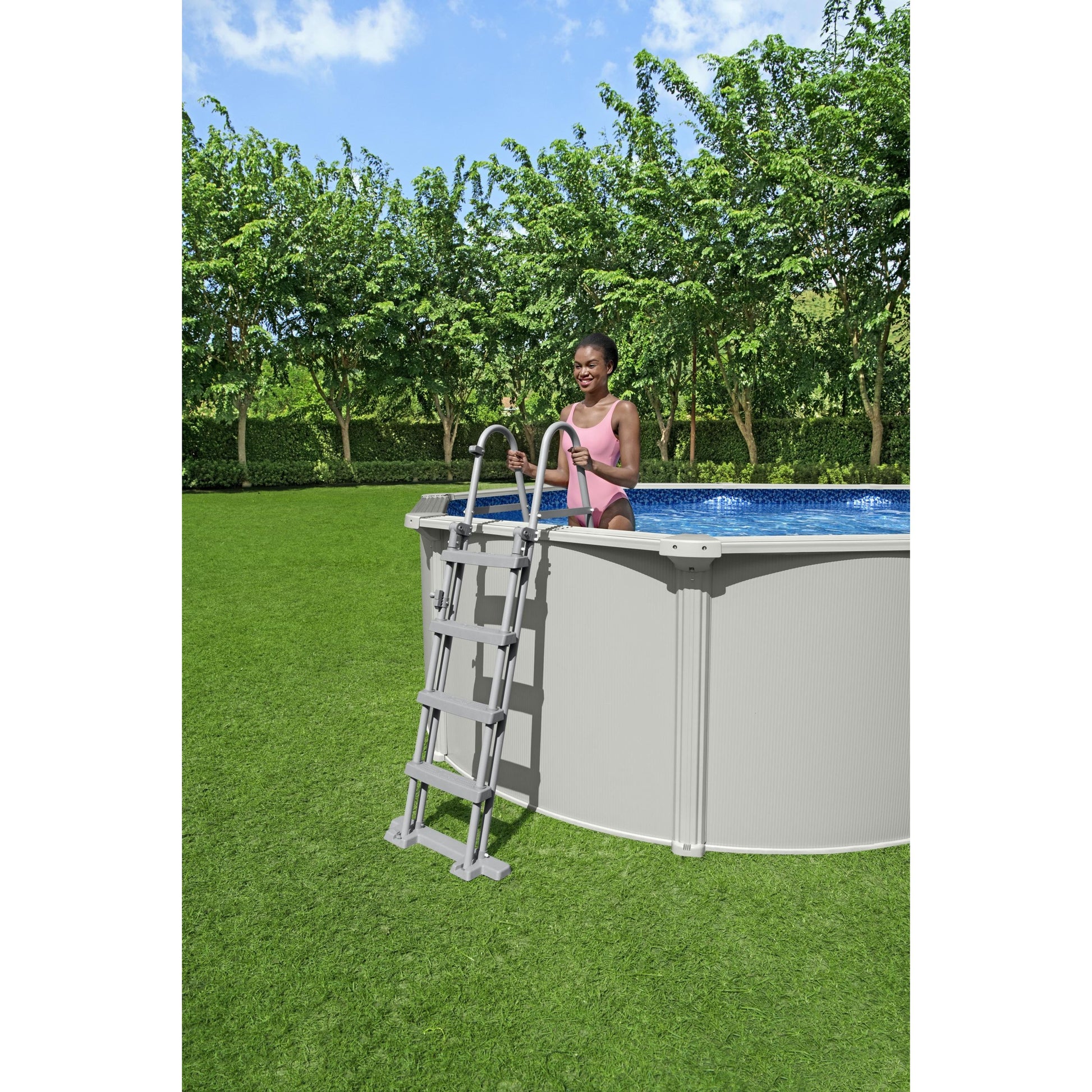 Bestway 58331Scaletta Di Sicurezza Per Piscina Da 1.22 m