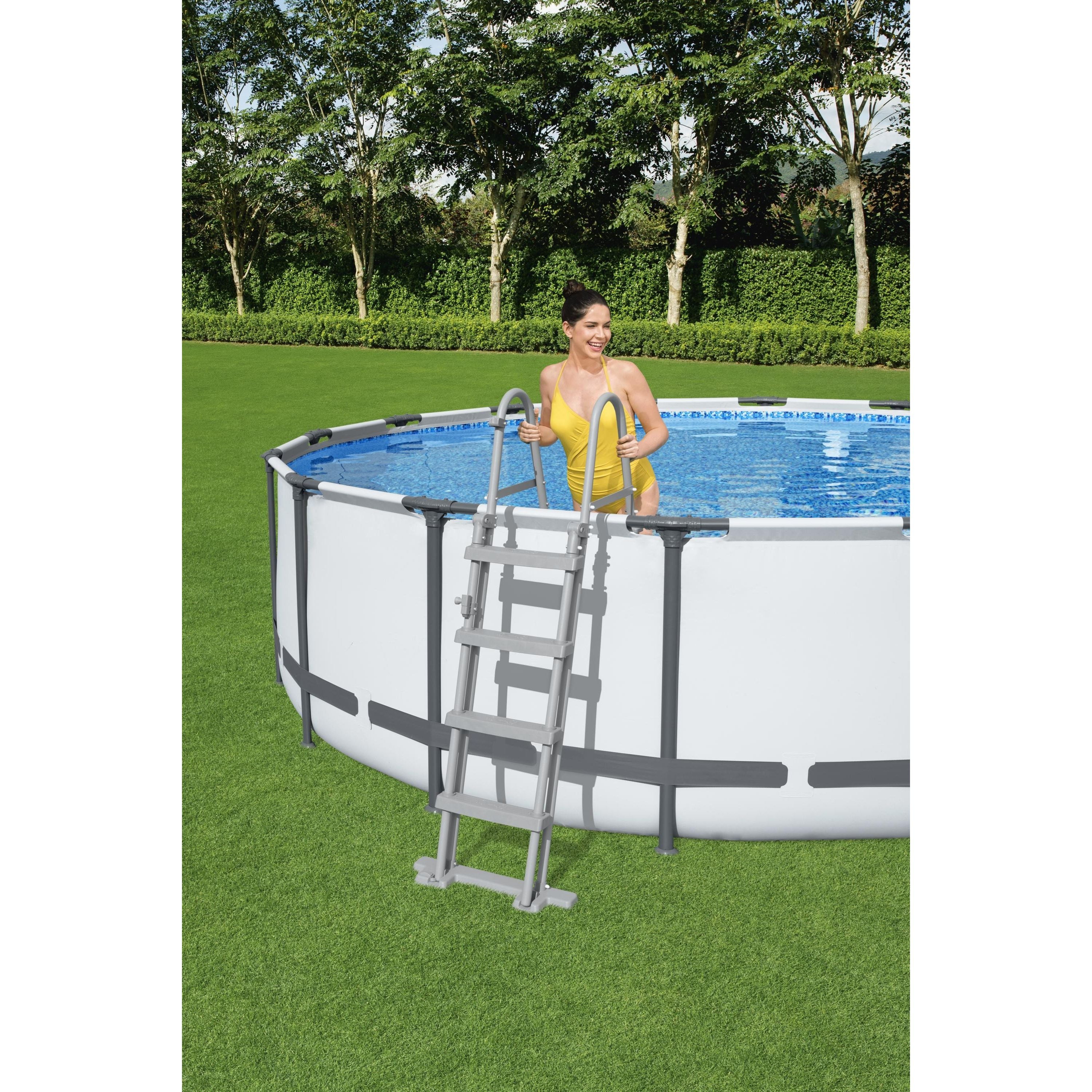Bestway Scaletta Di Sicurezza Per Piscine Cm. 132