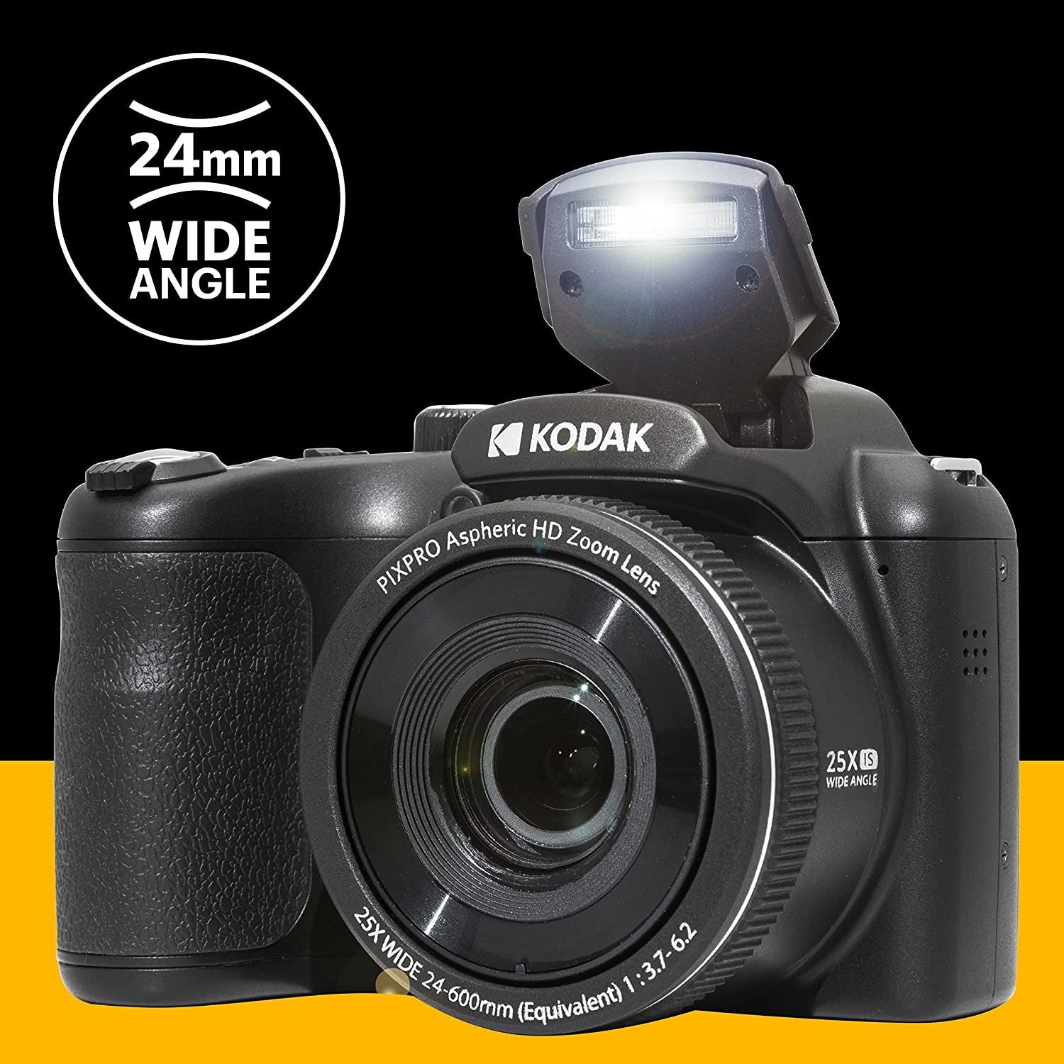 Kodak PixPro AZ255 BRIDGE CAMERA BLACK GARANZIA UFFICIALE ITALIA 2 ANNI