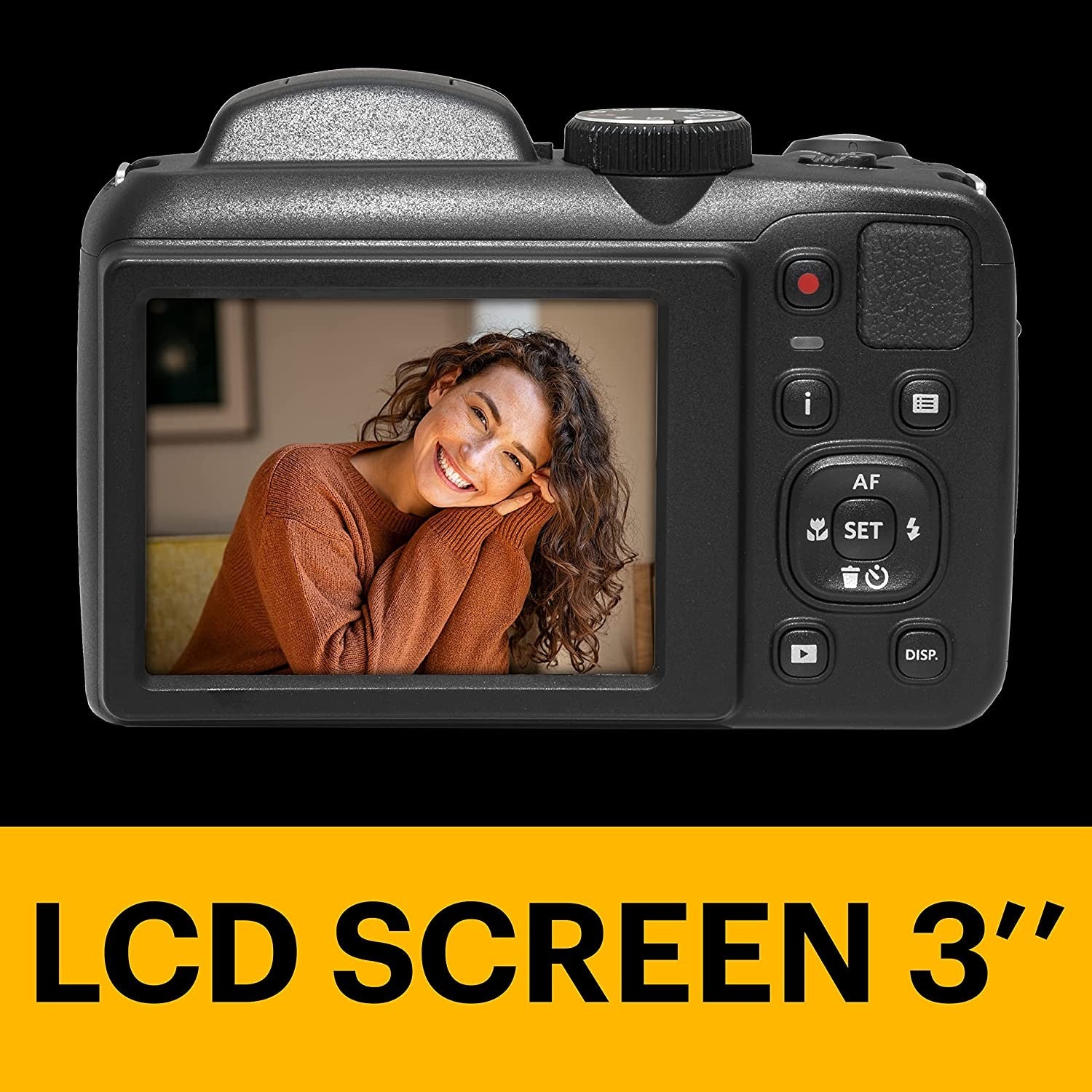 Kodak PixPro AZ255 BRIDGE CAMERA BLACK GARANZIA UFFICIALE ITALIA 2 ANNI