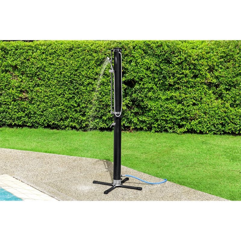 Bestway Doccia Solare Da Giardino Serbatoio 20 L Con miscelatore, Doccino E Portaoggetti