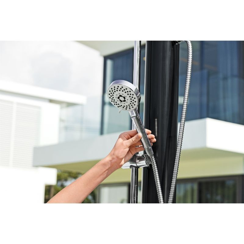 Bestway Doccia Solare Da Giardino Serbatoio 20 L Con miscelatore, Doccino E Portaoggetti