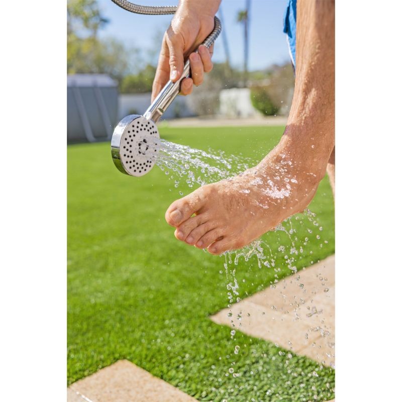 Bestway Doccia Solare Da Giardino Serbatoio 20 L Con miscelatore, Doccino E Portaoggetti