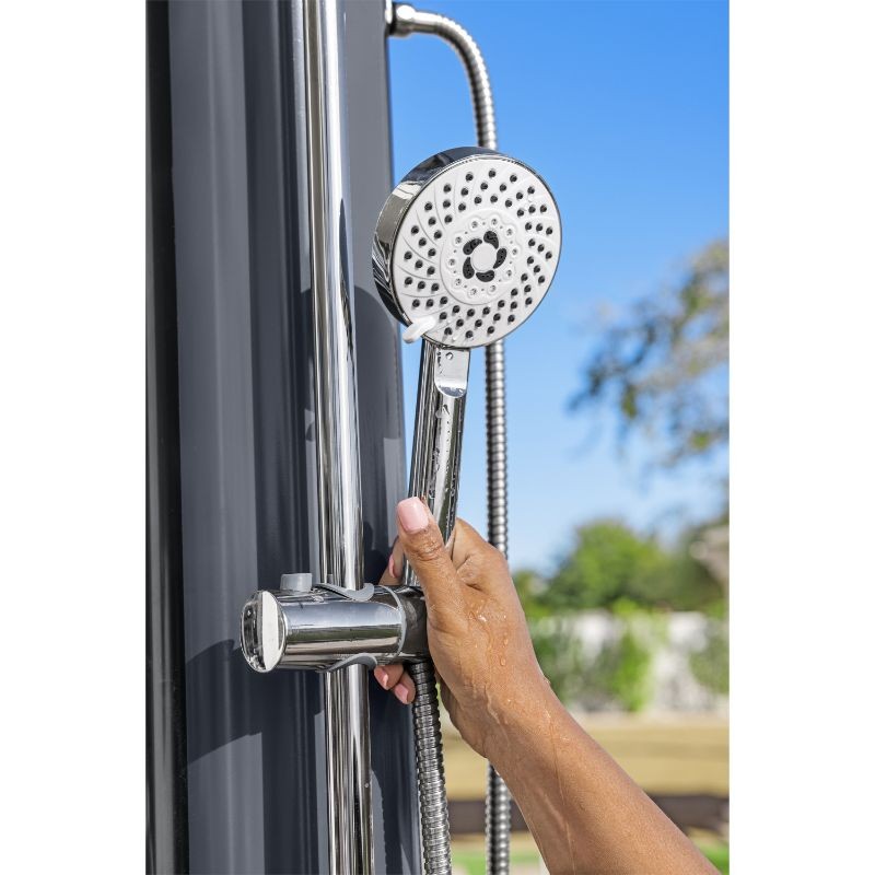 Bestway Doccia Solare Da Giardino Serbatoio 35 Litri Con Miscelatore, Doccino E Portaoggetti