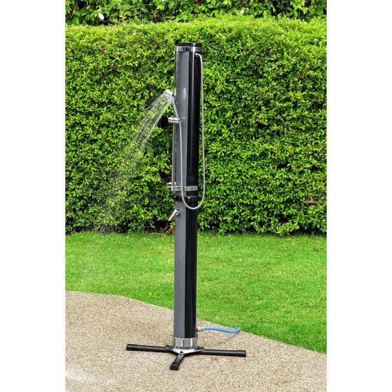 Bestway Doccia Solare Da Giardino Serbatoio 35 Litri Con Miscelatore, Doccino E Portaoggetti