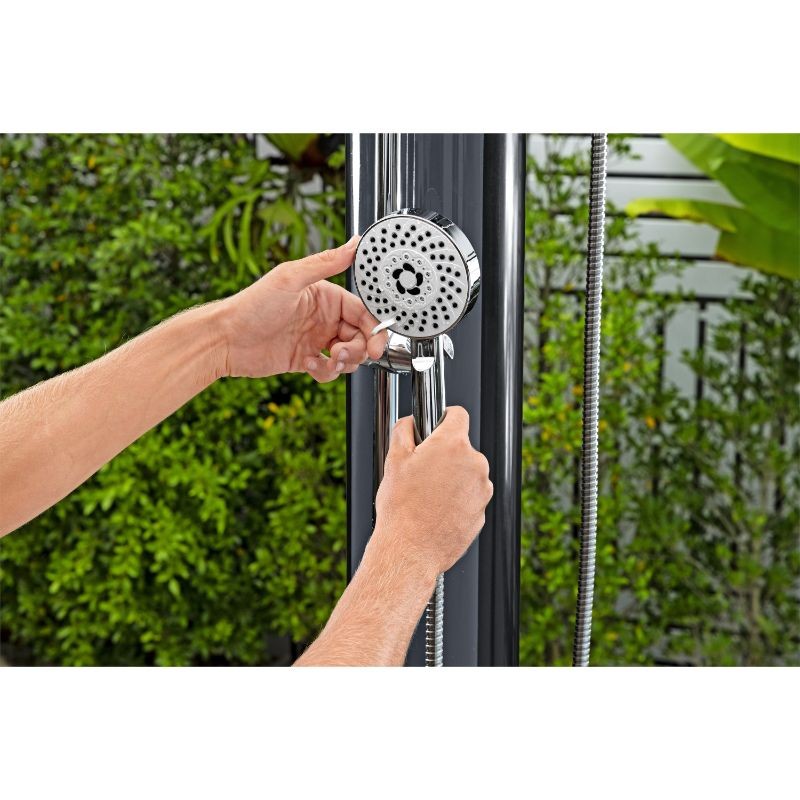 Bestway Doccia Solare Da Giardino Serbatoio 35 Litri Con Miscelatore, Doccino E Portaoggetti