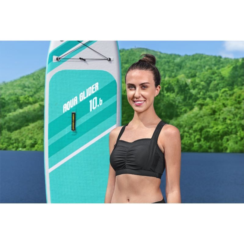 Bestway SUP Gonfiabile Aqua Glider Hydro-Force Con Tecnologia TravelTech 3,20 m