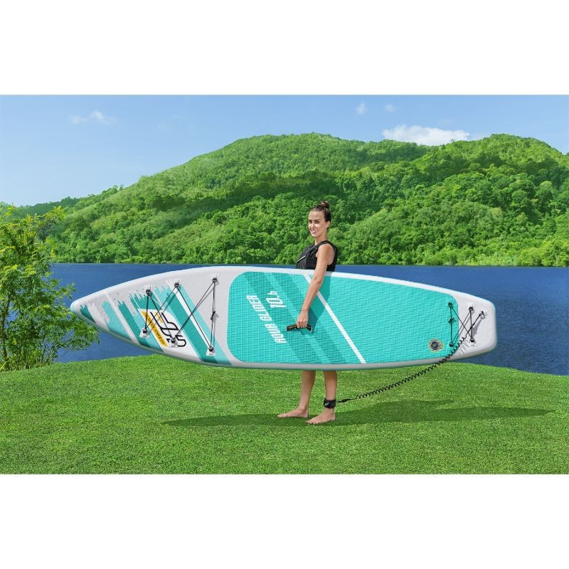 Bestway SUP Gonfiabile Aqua Glider Hydro-Force Con Tecnologia TravelTech 3,20 m
