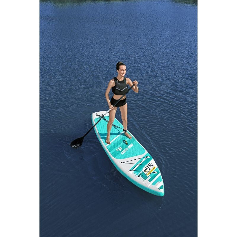 Bestway SUP Gonfiabile Aqua Glider Hydro-Force Con Tecnologia TravelTech 3,20 m