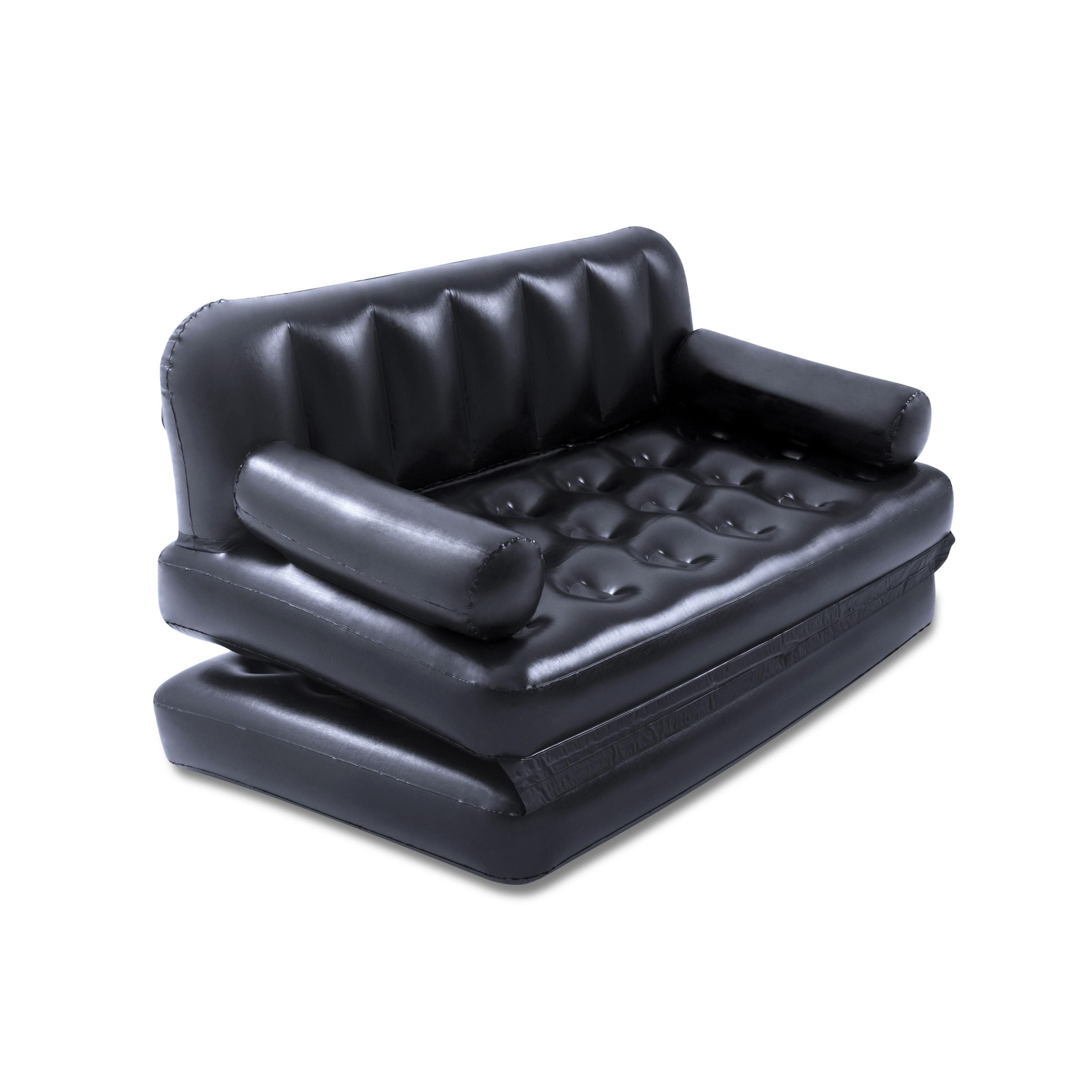 Bestway Divano Gonfiabile 5 Posizioni In 1 Colore Nero Cm. 188X152X64 Con Sacca Per Trasporto