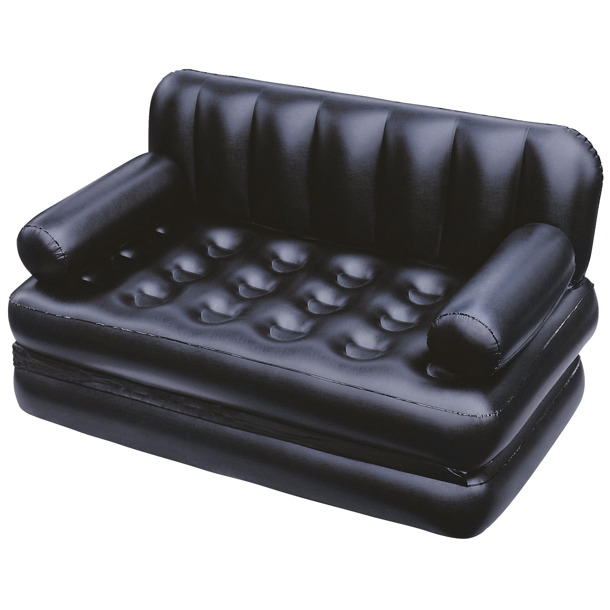 Bestway Divano Gonfiabile 5 Posizioni In 1 Colore Nero Cm. 188X152X64 Con Sacca Per Trasporto