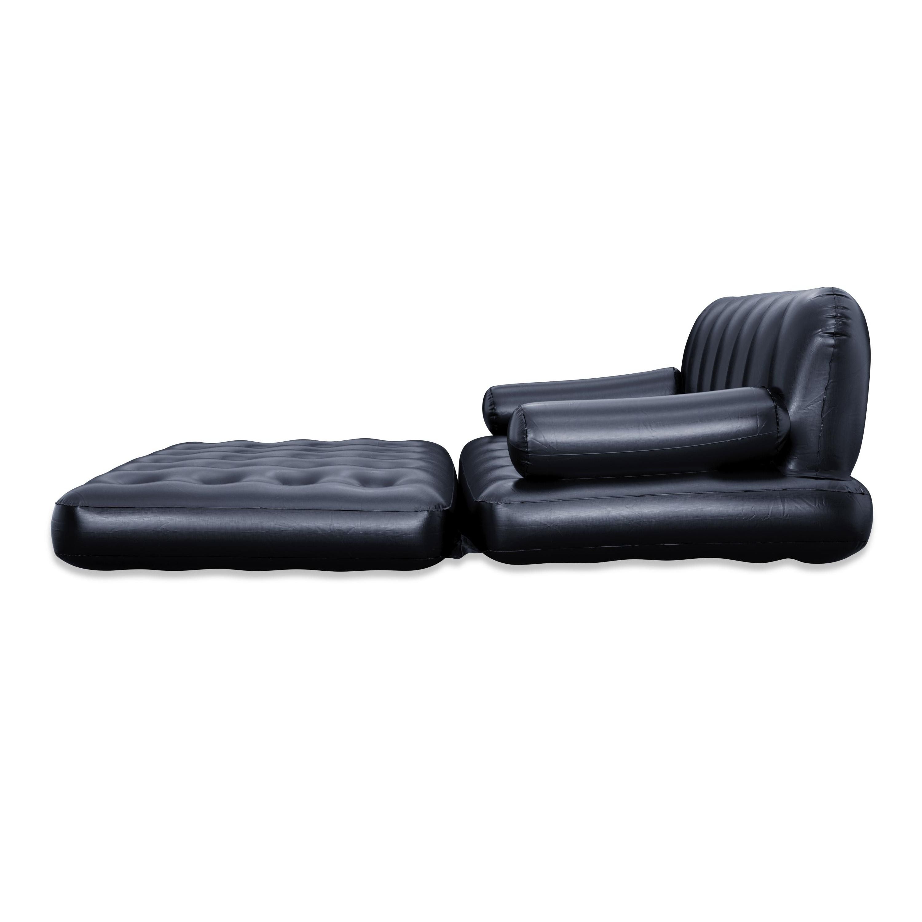 Bestway Divano Gonfiabile 5 Posizioni In 1 Colore Nero Cm. 188X152X64 Con Sacca Per Trasporto