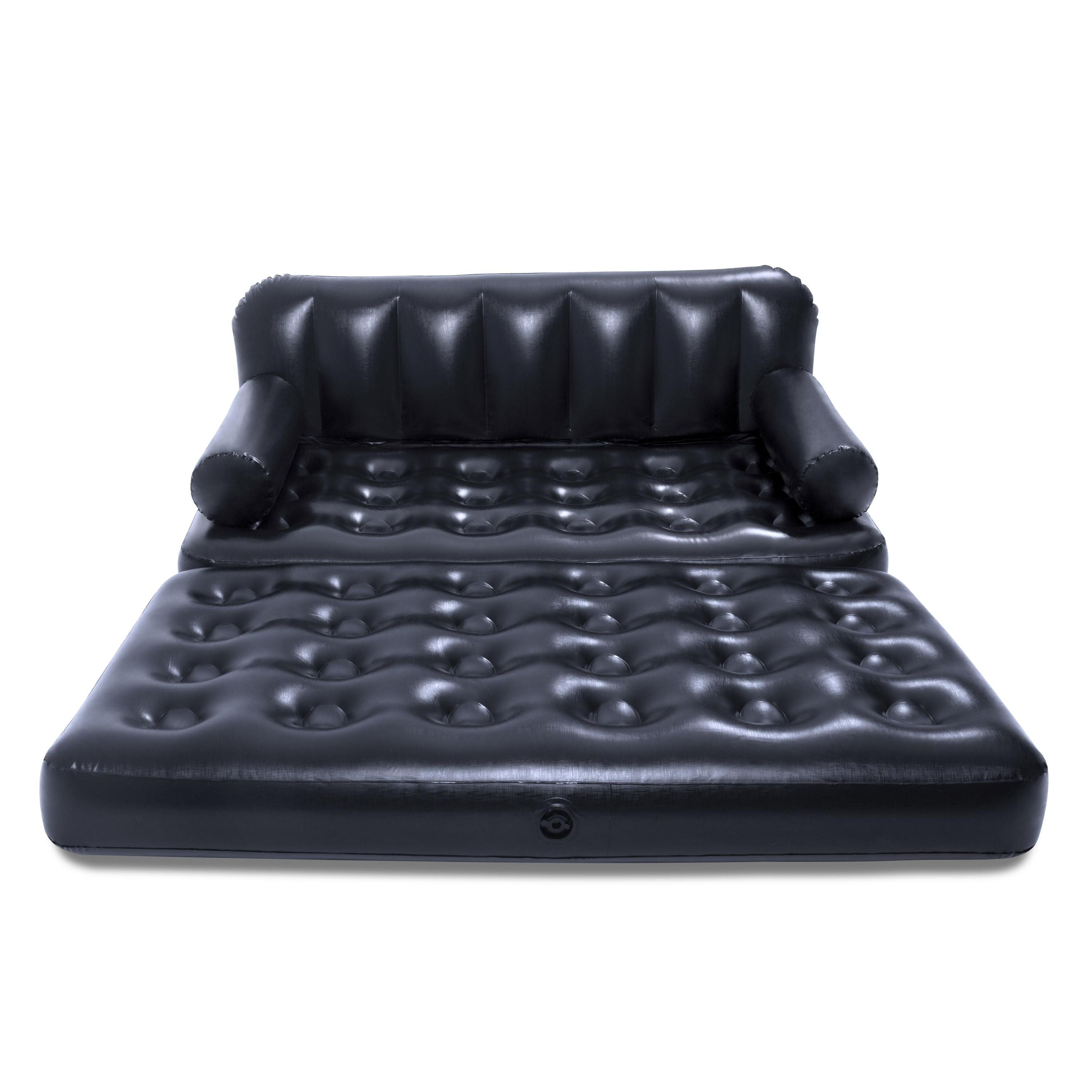 Bestway Divano Gonfiabile 5 Posizioni In 1 Colore Nero Cm. 188X152X64 Con Sacca Per Trasporto