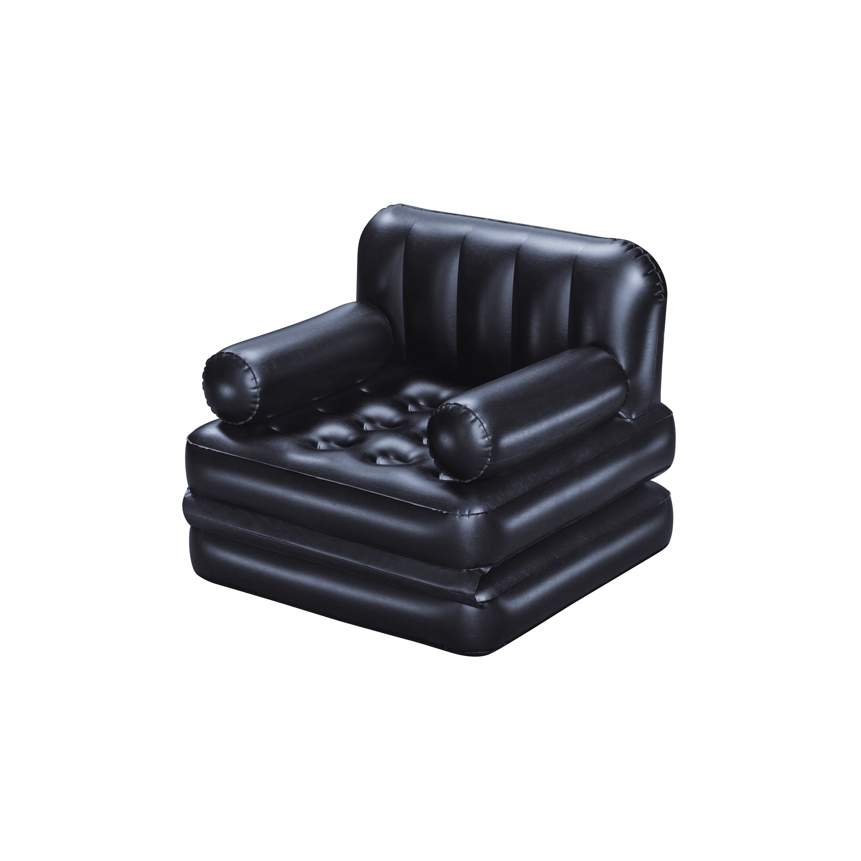 Bestway Divano 4 Posizioni In 1 Colore Nero Cm. 191X97X64 Con Sacca Per Trasporto