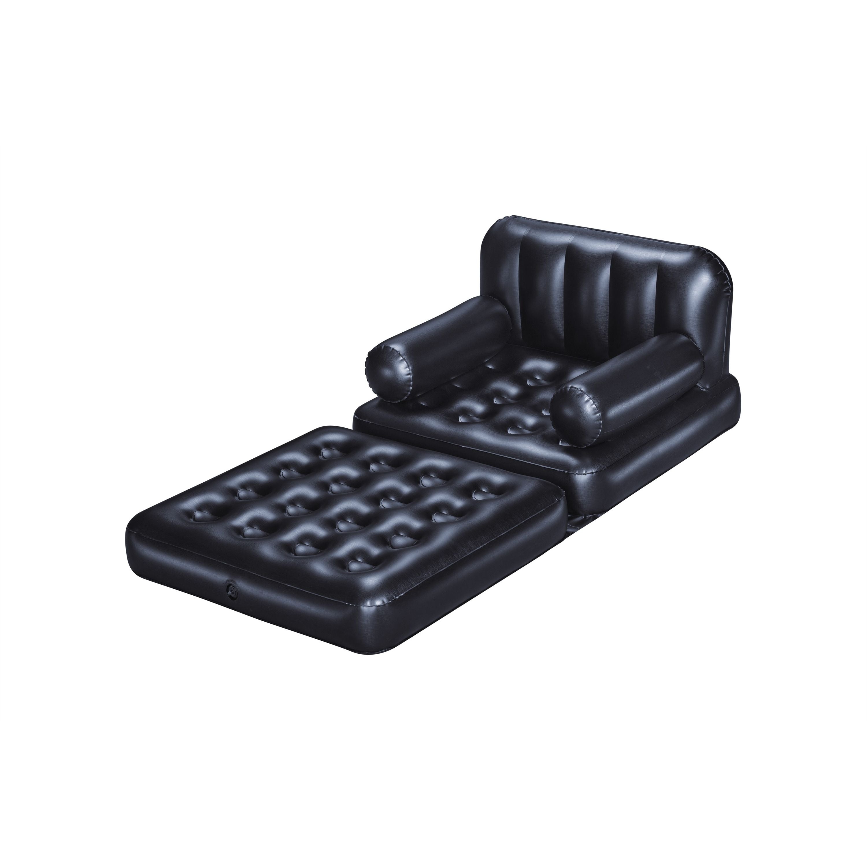 Bestway Divano 4 Posizioni In 1 Colore Nero Cm. 191X97X64 Con Sacca Per Trasporto