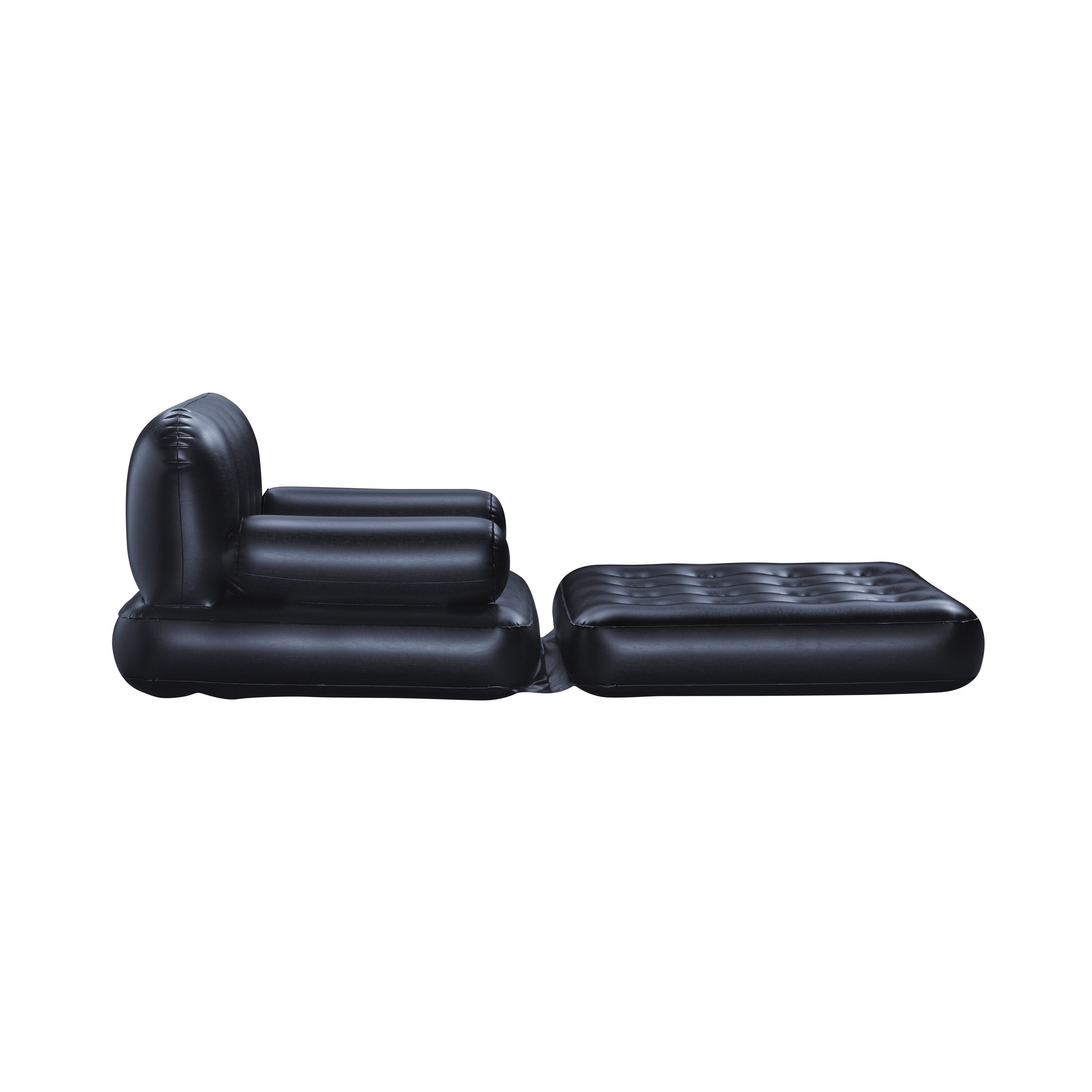 Bestway Divano 4 Posizioni In 1 Colore Nero Cm. 191X97X64 Con Sacca Per Trasporto