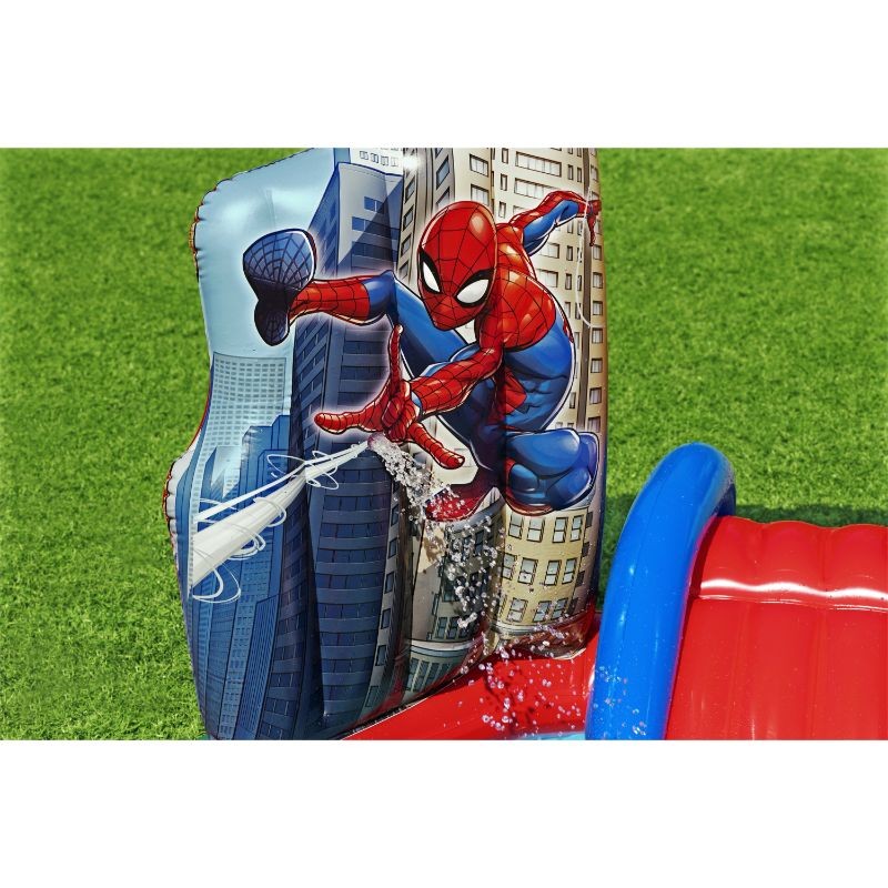 Bestway Play Center Gonfiabile Spider-Man 2,11 m x 2,06 m x 1,27 m Con Palline e Anelli