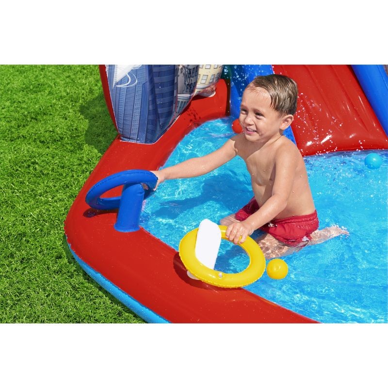 Bestway Play Center Gonfiabile Spider-Man 2,11 m x 2,06 m x 1,27 m Con Palline e Anelli
