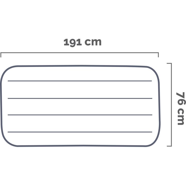 Intex 64756 Materasso Classic Downy Con Tecnologia Fiber Tech Cm 76x191x25