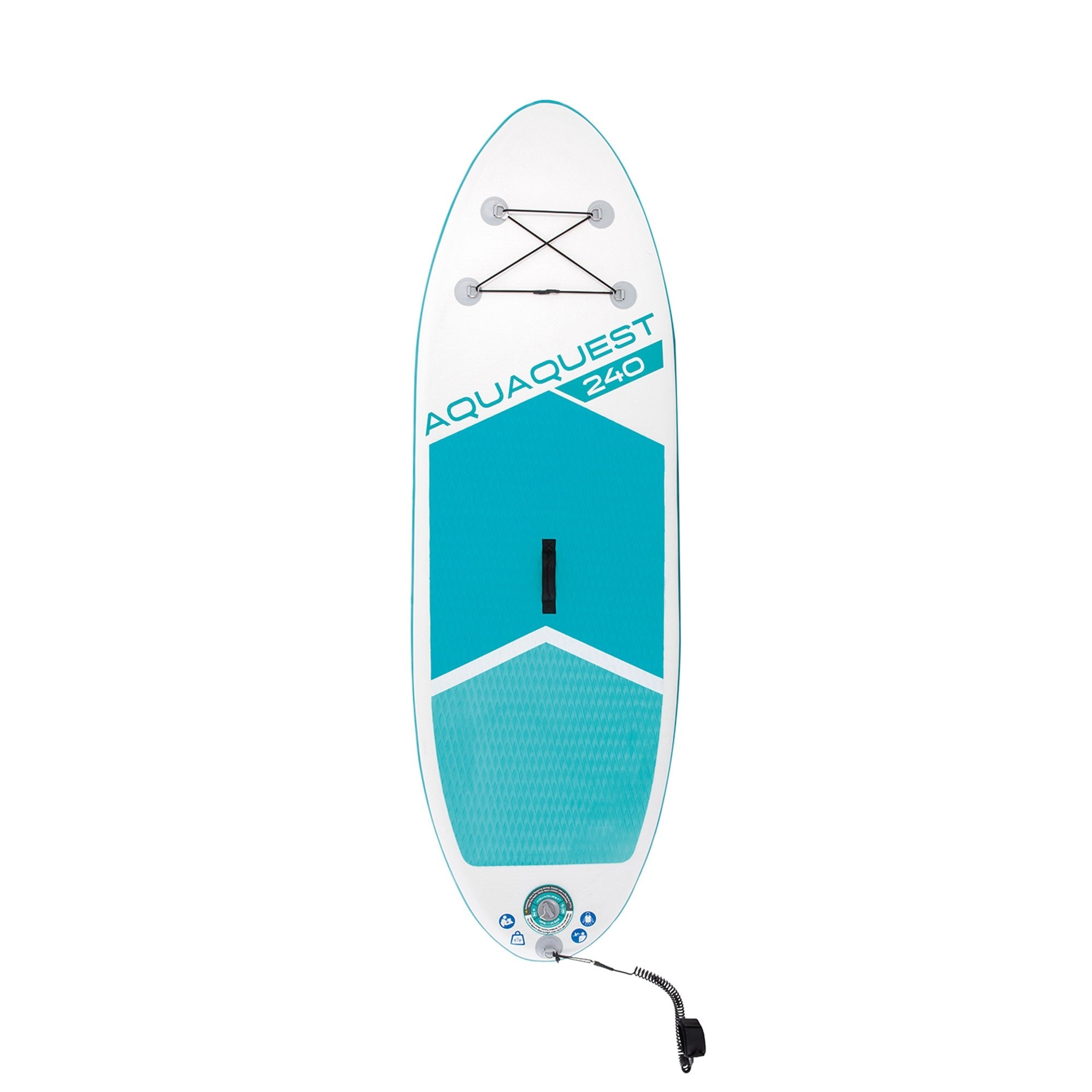 Intex 68242NP Sup Aqua Quest 320 Con Pompa Manuale e Remo, 320x81x15 cm