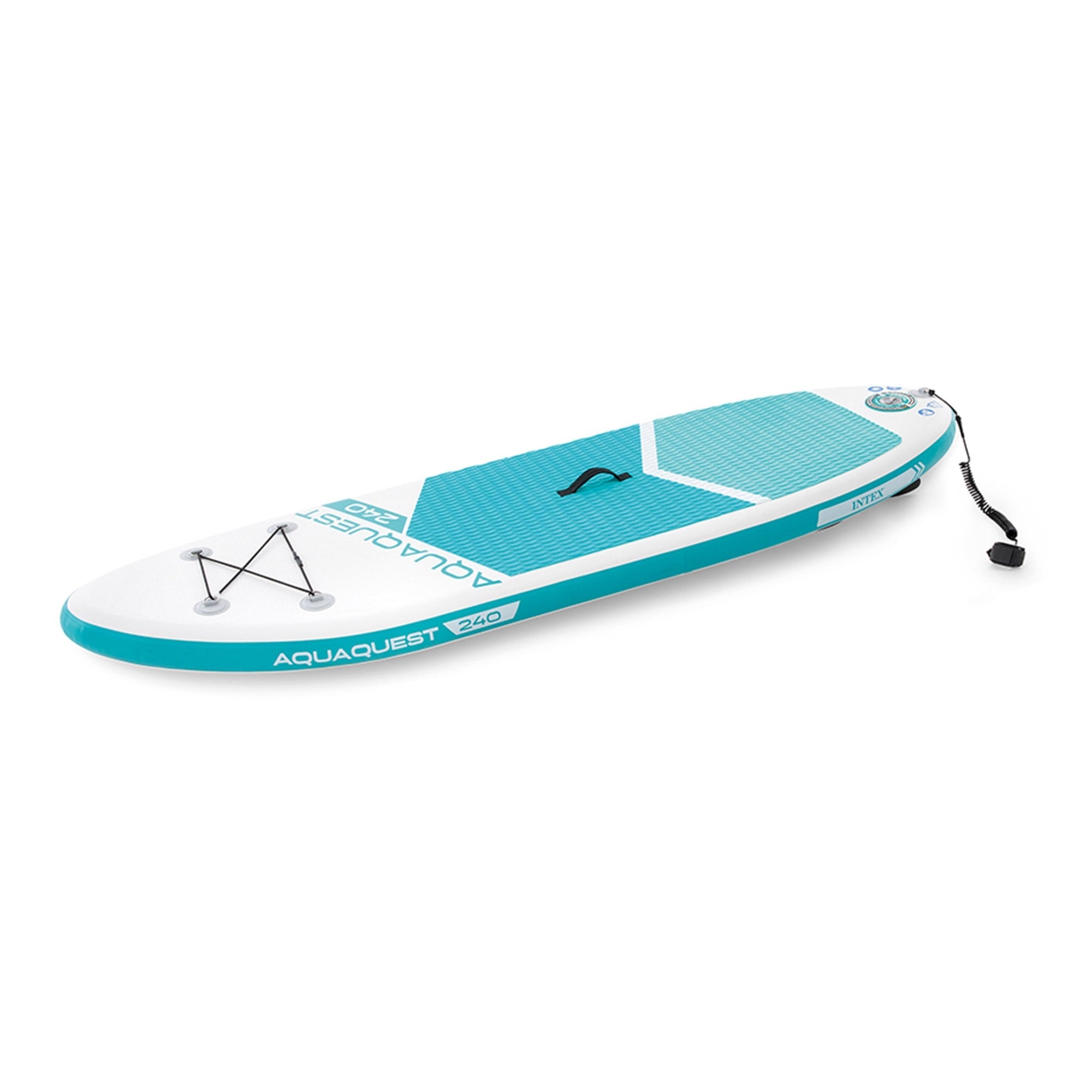 Intex 68242NP Sup Aqua Quest 320 Con Pompa Manuale e Remo, 320x81x15 cm