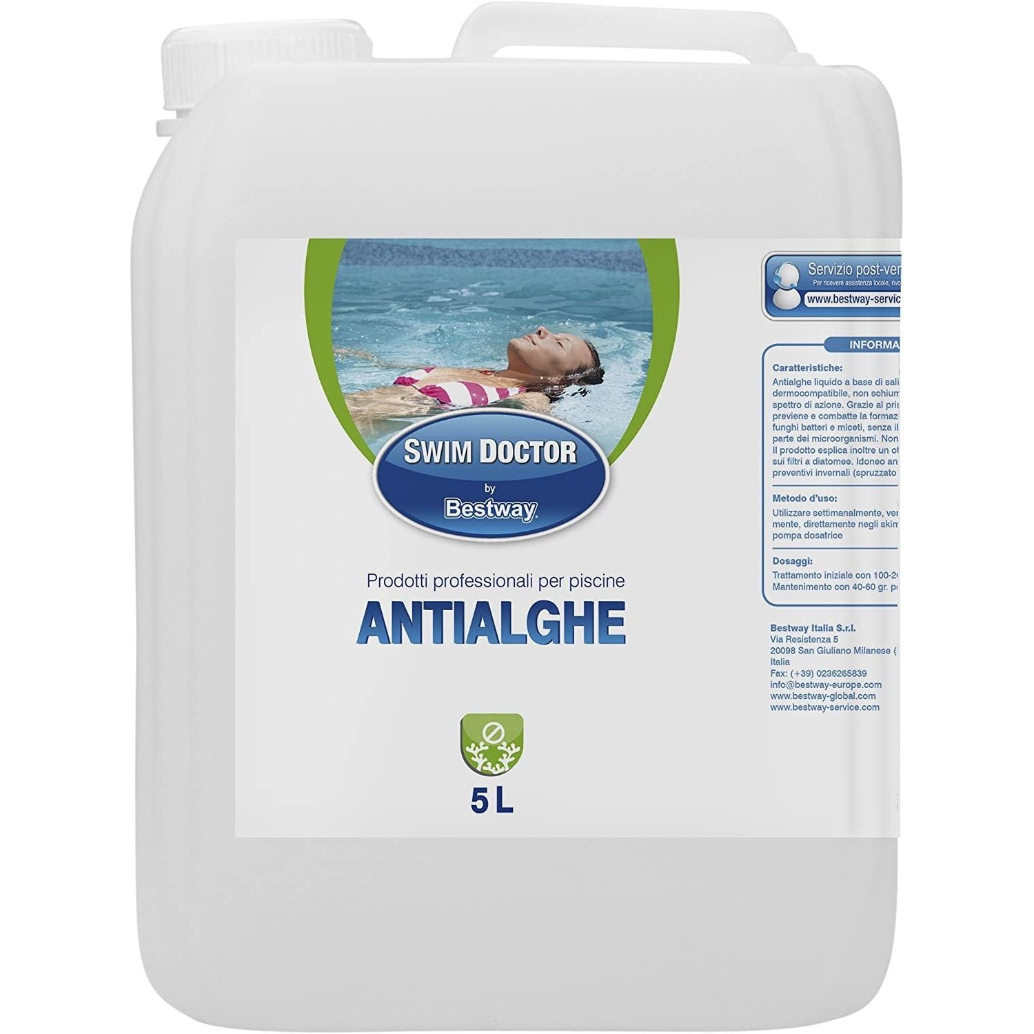 Bestway 59002 Antialghe Per Piscine 5 litri