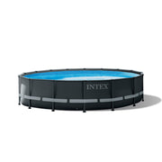 Intex 26326 Piscina Ultra Xtr Frame  Cm 488x122 Con Pompa A Sabbia, Scaletta Doppia, Telo Base E Copertura