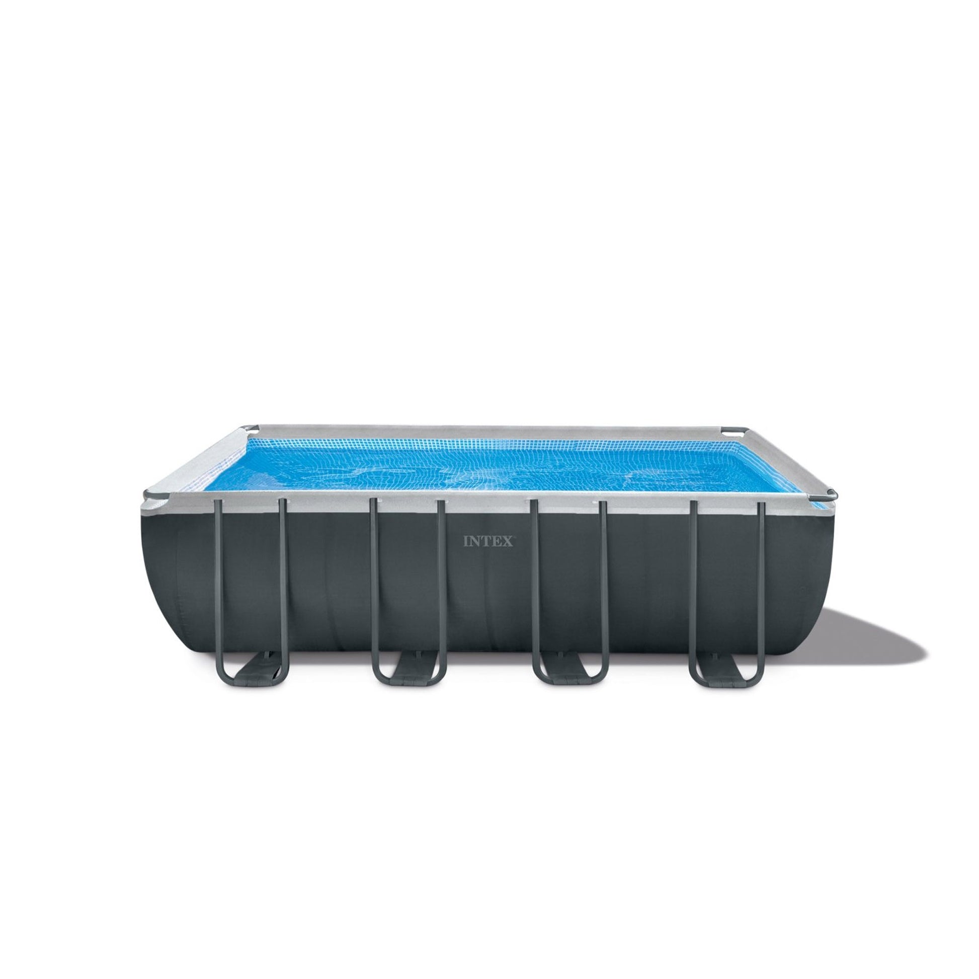 Intex 26356 Piscina Ultra Xtr Frame Rettangolare 549x274x132 Cm, Pompa A Sabbia, Scaletta Doppia, Telo Base E Copertura