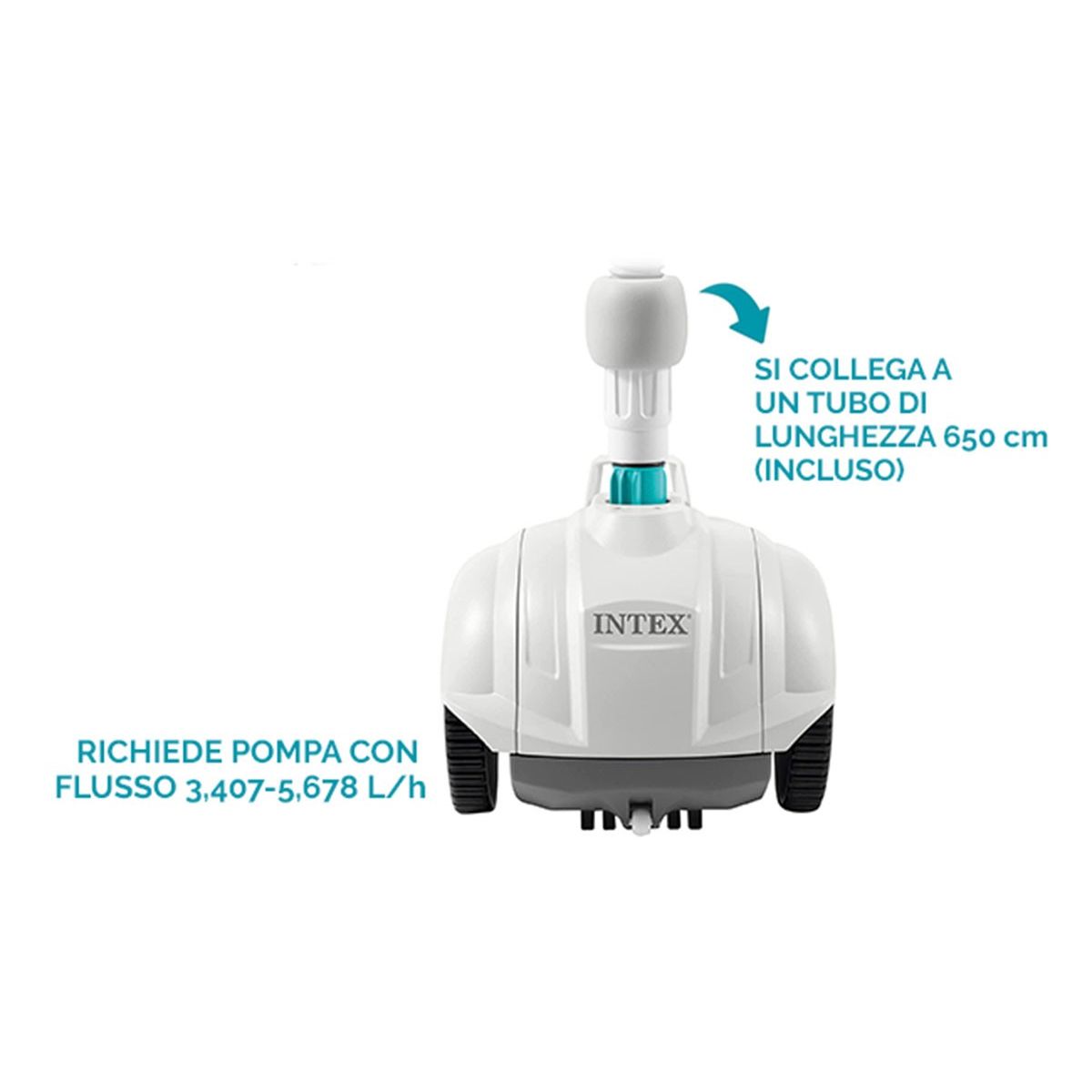 Intex 28007 Pulitore Piscina ZX50 per Pompe Da 3400-5600 l/h