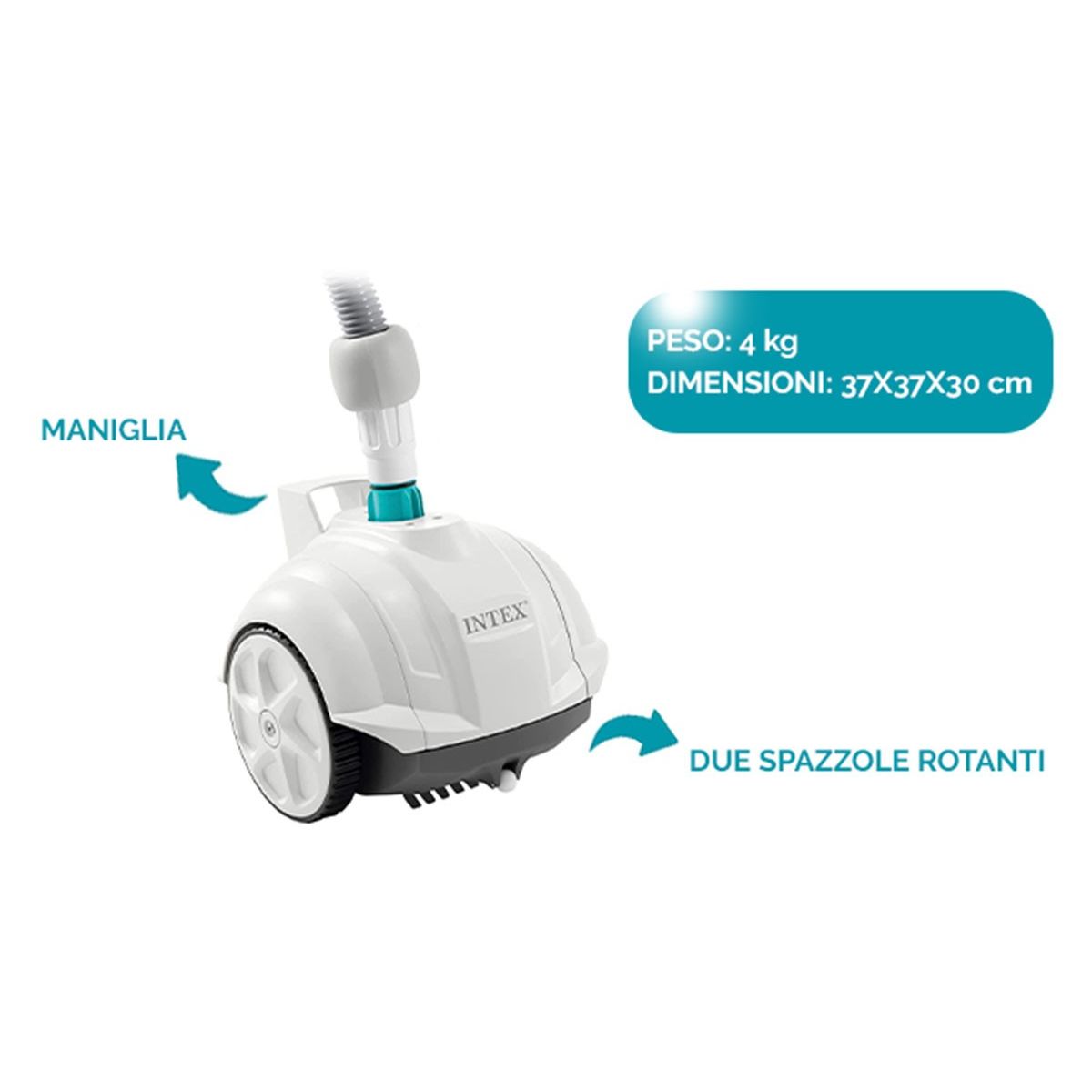 Intex 28007 Pulitore Piscina ZX50 per Pompe Da 3400-5600 l/h