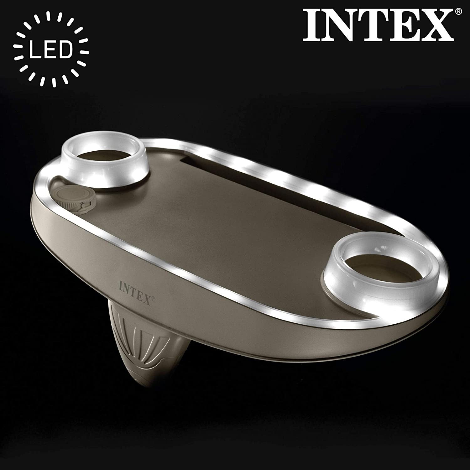 Intex 28520 Porta Oggetti per Spa con Luce e Supporto Per Tablet