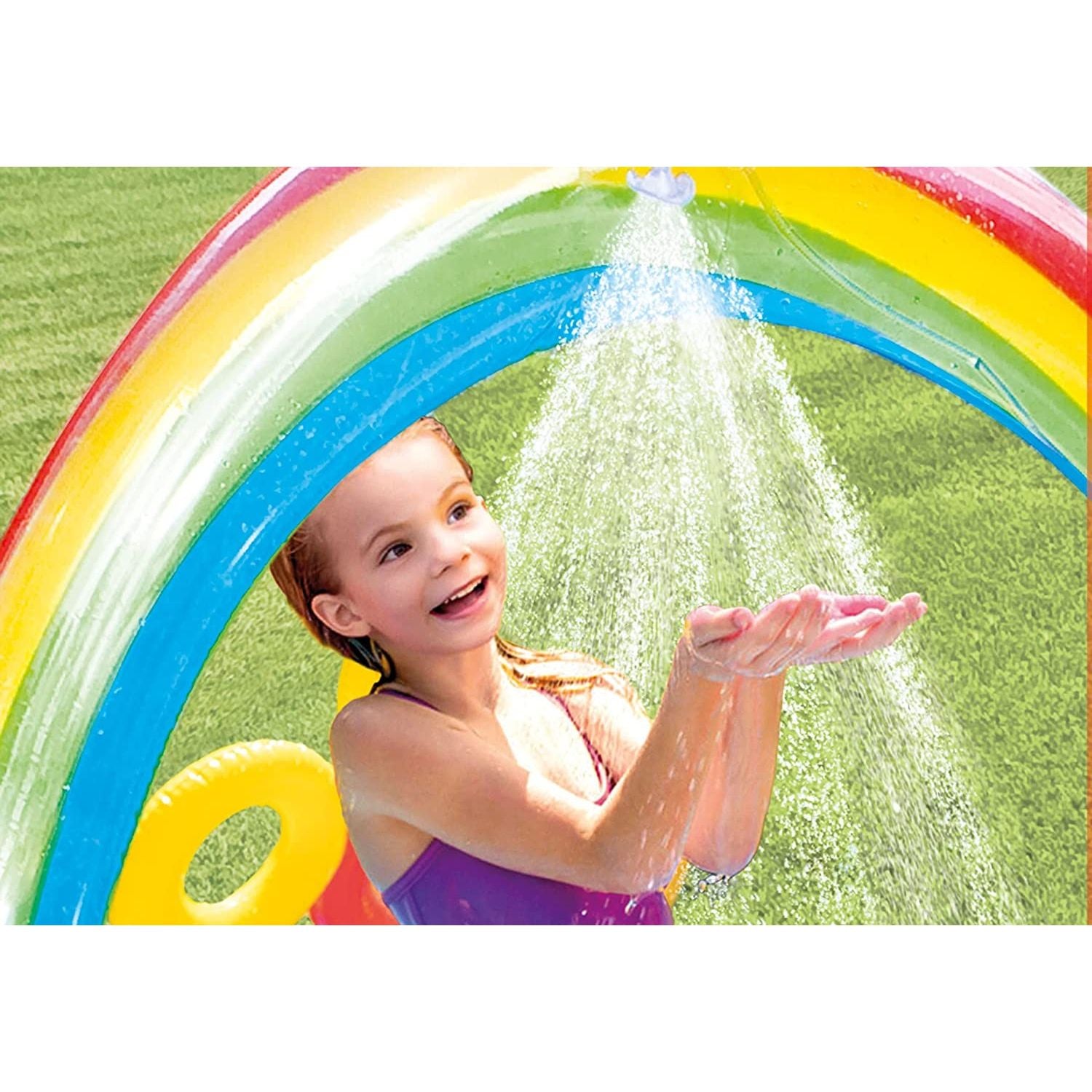 Intex 57453 Piscina Playground Arcobaleno Cm 297X193X135