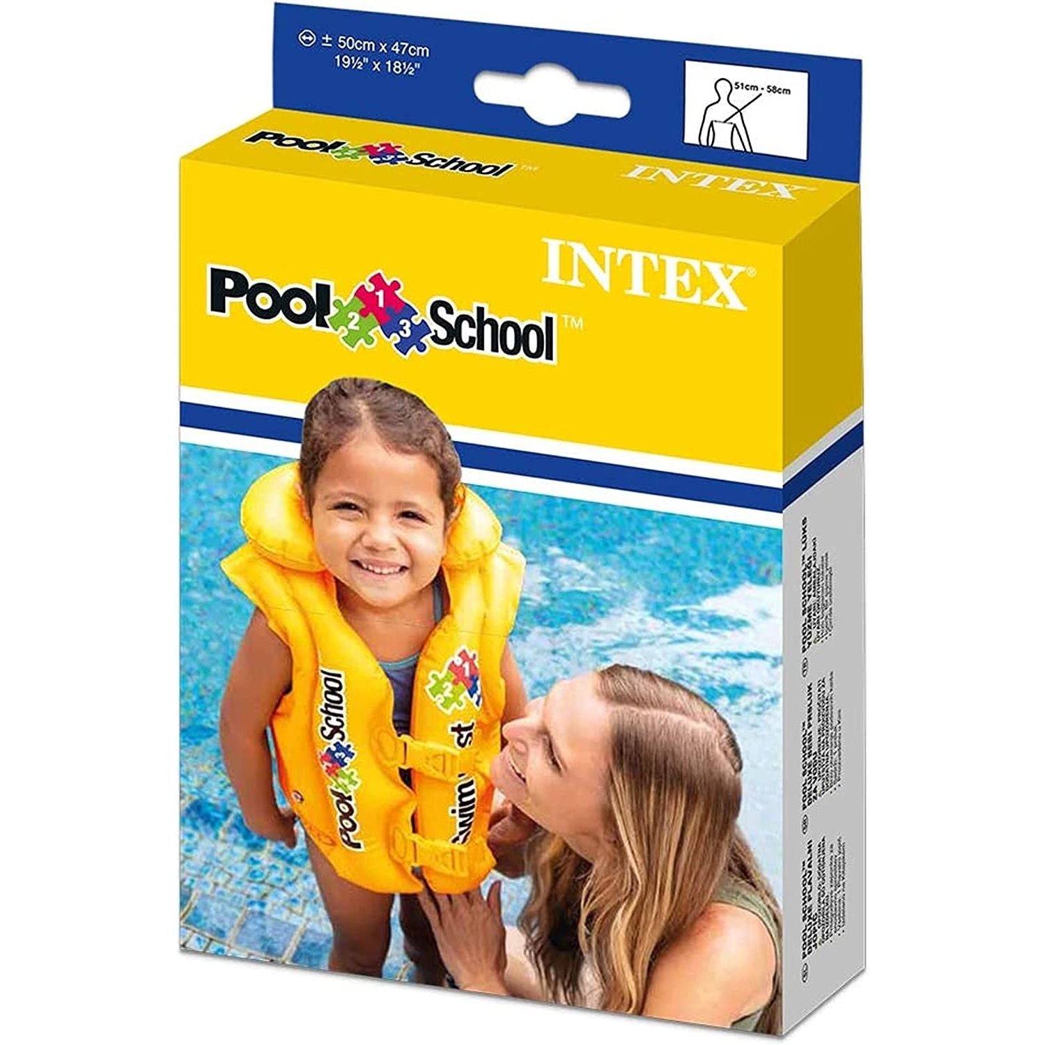 Intex 58660 Giubbino Salvagente Gonfiabile per Bambini Gilet